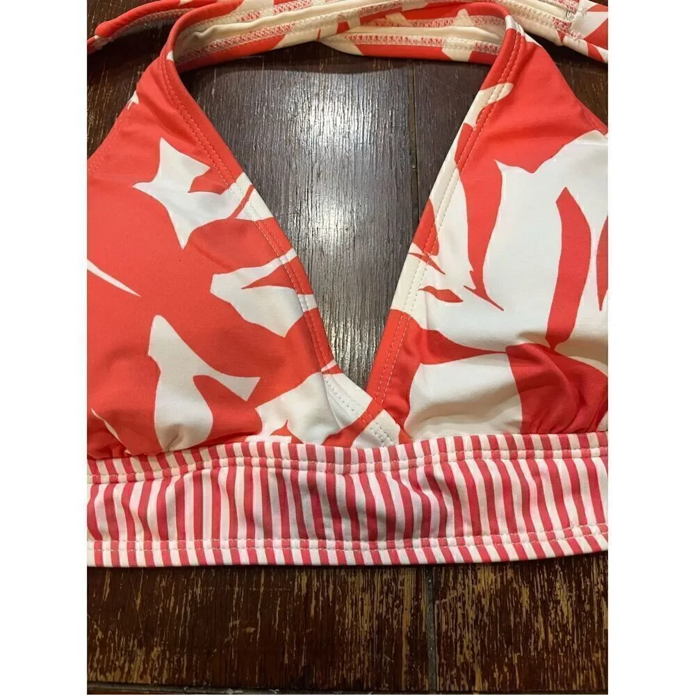 Anne Cole Bikini V Neck Cross Back Bikini Top